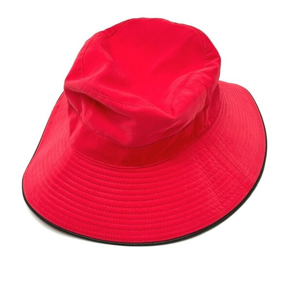 HERMES bucket hat Canvas Red - Picture 12 of 16